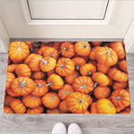 Pumpkin Print Rubber Doormat