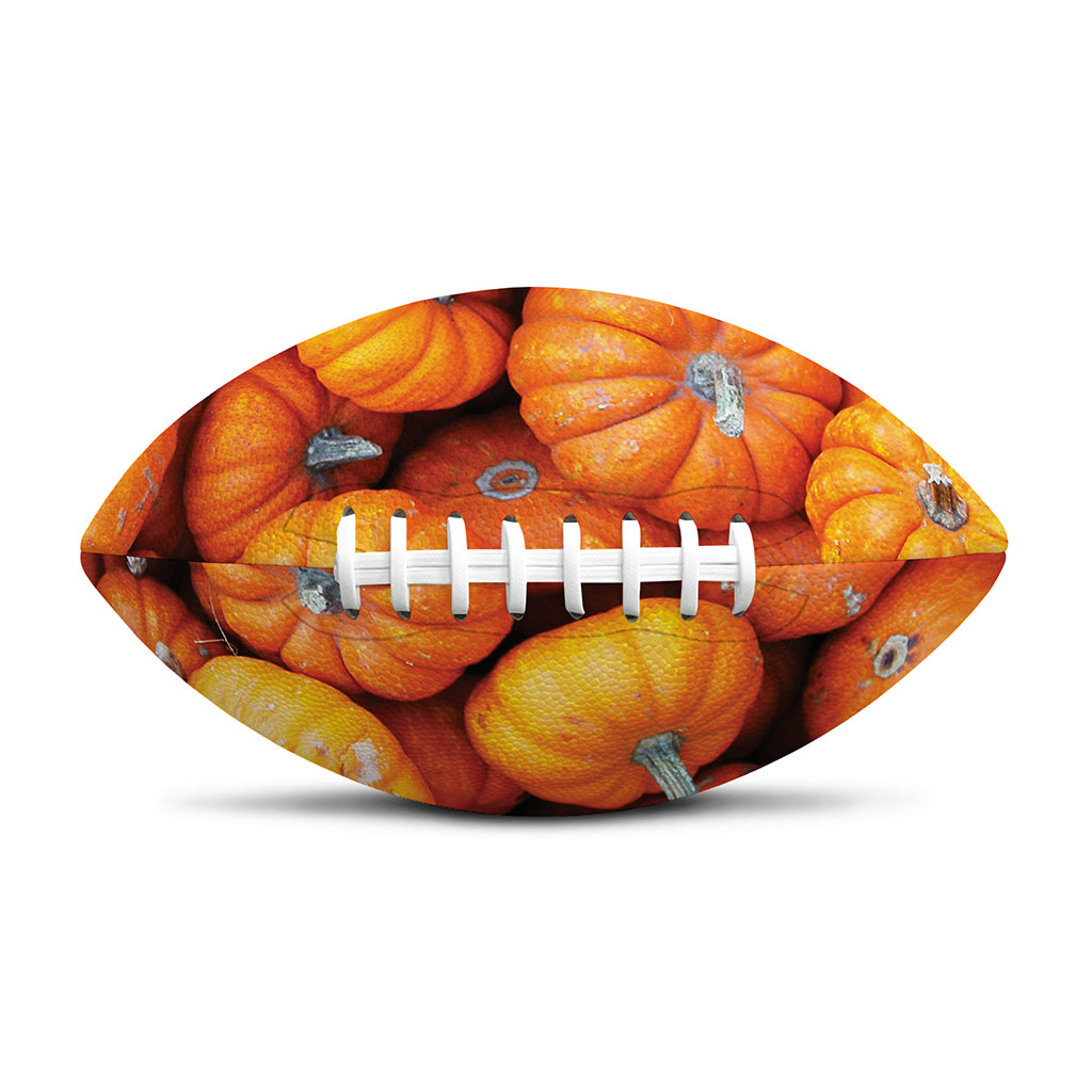 Pumpkin Print Rugby Ball