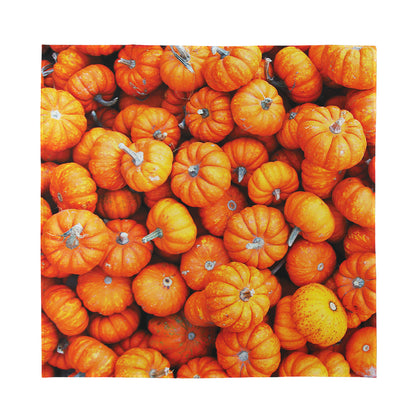 Pumpkin Print Silk Bandana