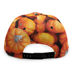 Pumpkin Print Snapback Cap