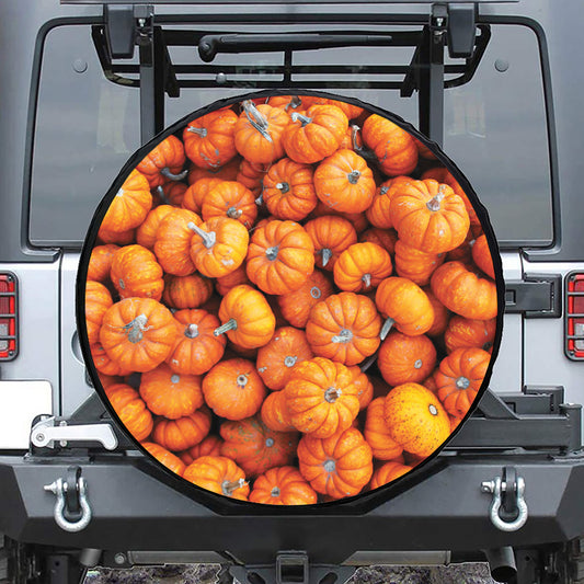Pumpkin Print Tire Cover