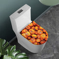 Pumpkin Print Toilet Lid Cover