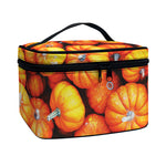 Pumpkin Print Travel Makeup Bag