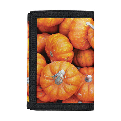 Pumpkin Print Trifold Wallet