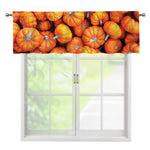 Pumpkin Print Window Valance