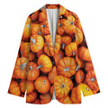 Pumpkin Print Women's Blazer