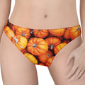Pumpkin Print Women's Thong