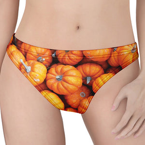 Pumpkin Print Women's Thong