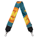 Pumpkin With Witch Hat Pattern Print Bag Strap