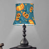 Pumpkin With Witch Hat Pattern Print Bell Lamp Shade