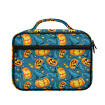 Pumpkin With Witch Hat Pattern Print Briefcase Bible Bag