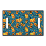 Pumpkin With Witch Hat Pattern Print Golf Cart Seat Cover