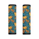 Pumpkin With Witch Hat Pattern Print Handle Covers