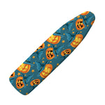 Pumpkin With Witch Hat Pattern Print Ironing Board Cover