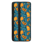 Pumpkin With Witch Hat Pattern Print Refrigerator Handle Covers