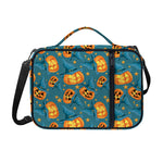 Pumpkin With Witch Hat Pattern Print Shoulder Strap Bible Bag