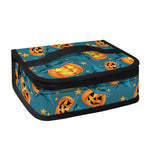 Pumpkin With Witch Hat Pattern Print Small Lunch Bag