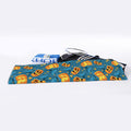 Pumpkin With Witch Hat Pattern Print Sports Towel