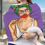 Punk Girl And Lollipop Print Baby Seat Cover