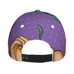 Punk Girl And Lollipop Print Baseball Cap