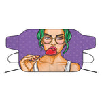 Punk Girl And Lollipop Print Car Windshield Snow Cover