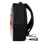 Punk Girl And Lollipop Print Casual Backpack