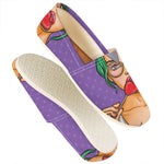 Punk Girl And Lollipop Print Casual Shoes