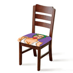 Punk Girl And Lollipop Print Chair Cushion Cover