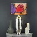 Punk Girl And Lollipop Print Drum Lamp Shade