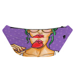 Punk Girl And Lollipop Print Fanny Pack