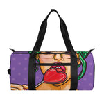 Punk Girl And Lollipop Print Gym Bag
