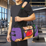 Punk Girl And Lollipop Print Gym Bag
