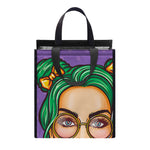 Punk Girl And Lollipop Print Insulated Lunch Tote