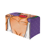 Punk Girl And Lollipop Print Leather Tissue Box Cover