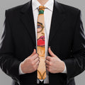 Punk Girl And Lollipop Print Necktie