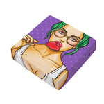 Punk Girl And Lollipop Print Outdoor Seat Cushion Cover