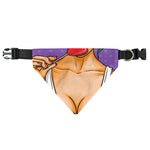 Punk Girl And Lollipop Print Over The Collar Dog Bandana