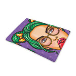 Punk Girl And Lollipop Print Pet Cooling Mat Cover