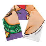 Punk Girl And Lollipop Print Scarf