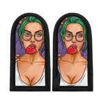 Punk Girl And Lollipop Print Skillet Handle Cover