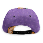 Punk Girl And Lollipop Print Snapback Cap