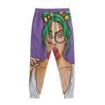 Punk Girl And Lollipop Print Sweatpants