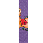 Punk Girl And Lollipop Print Table Runner