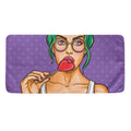 Punk Girl And Lollipop Print Towel