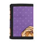 Punk Girl And Lollipop Print Trifold Wallet