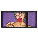 Punk Girl And Lollipop Print Trifold Wallet