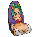 Punk Girl And Lollipop Print Waterproof Car Seat Cover