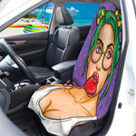 Punk Girl And Lollipop Print Waterproof Car Seat Cover