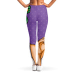 Punk Girl And Lollipop Print Women's Leggings