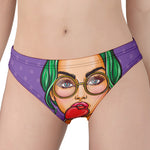 Punk Girl And Lollipop Print Women's Panties